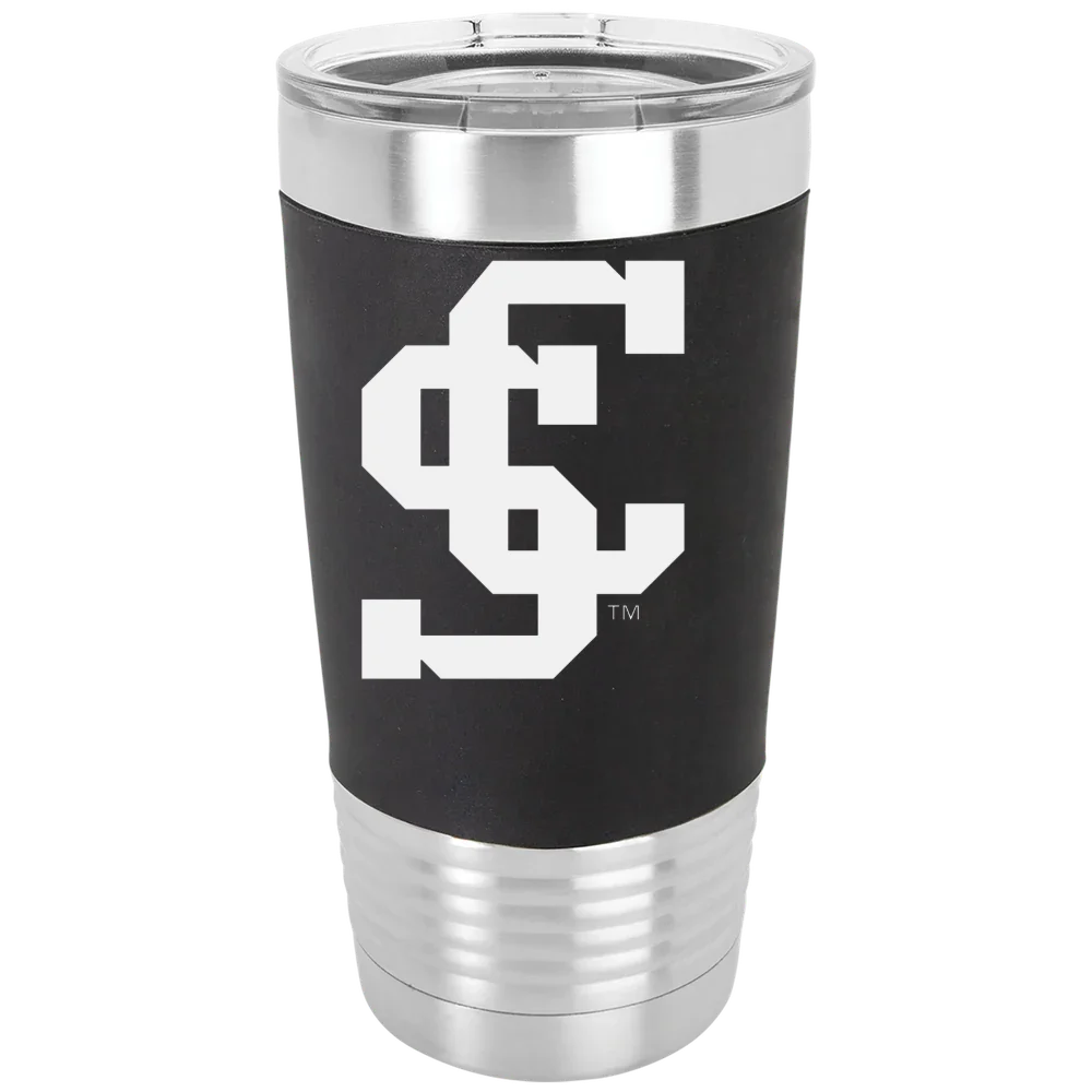 Santa Clara University Polar Camel 20 oz. Silicone Grip Tumbler with Standard Lid