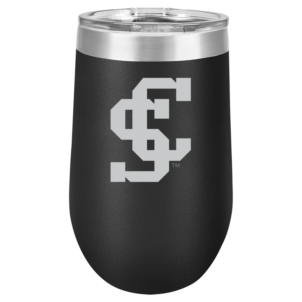 Santa Clara University Polar Camel 16 oz. Stemless Wine Tumbler