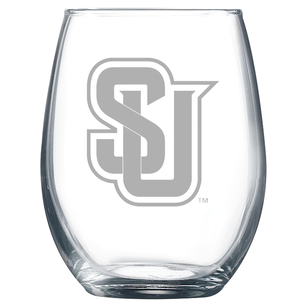 Seattle University Polar Camel 9 oz. Stemless Wine Glass