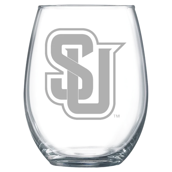 Seattle University Polar Camel 15 oz. Stemless Wine Glass