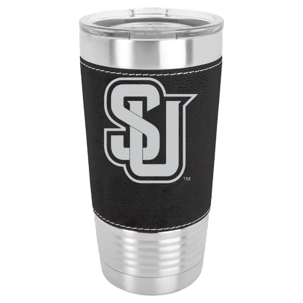 Seattle University Polar Camel 20 oz. Leatherette Grip Tumbler with Standard Lid