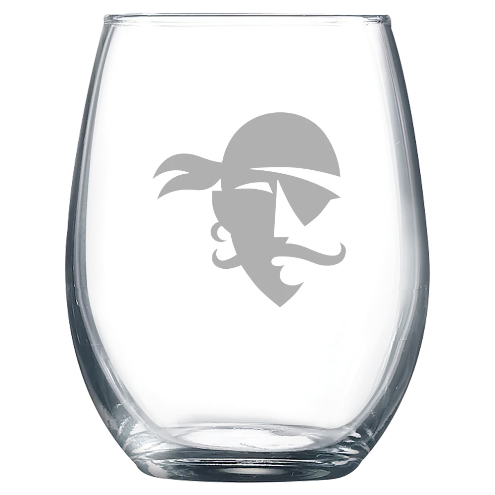 Seton Hall University Polar Camel 9 oz. Stemless Wine Glass