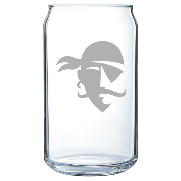 Seton Hall University Polar Camel 16 oz. Can Glass