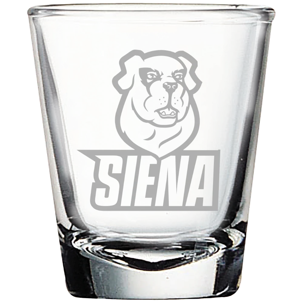 Siena University Polar Camel 1.7 oz. Shot Glass