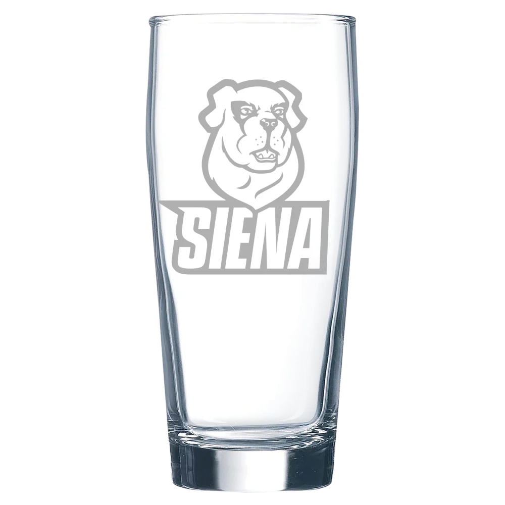 Siena University Polar Camel 16 oz. Willi Becher Beer Glass