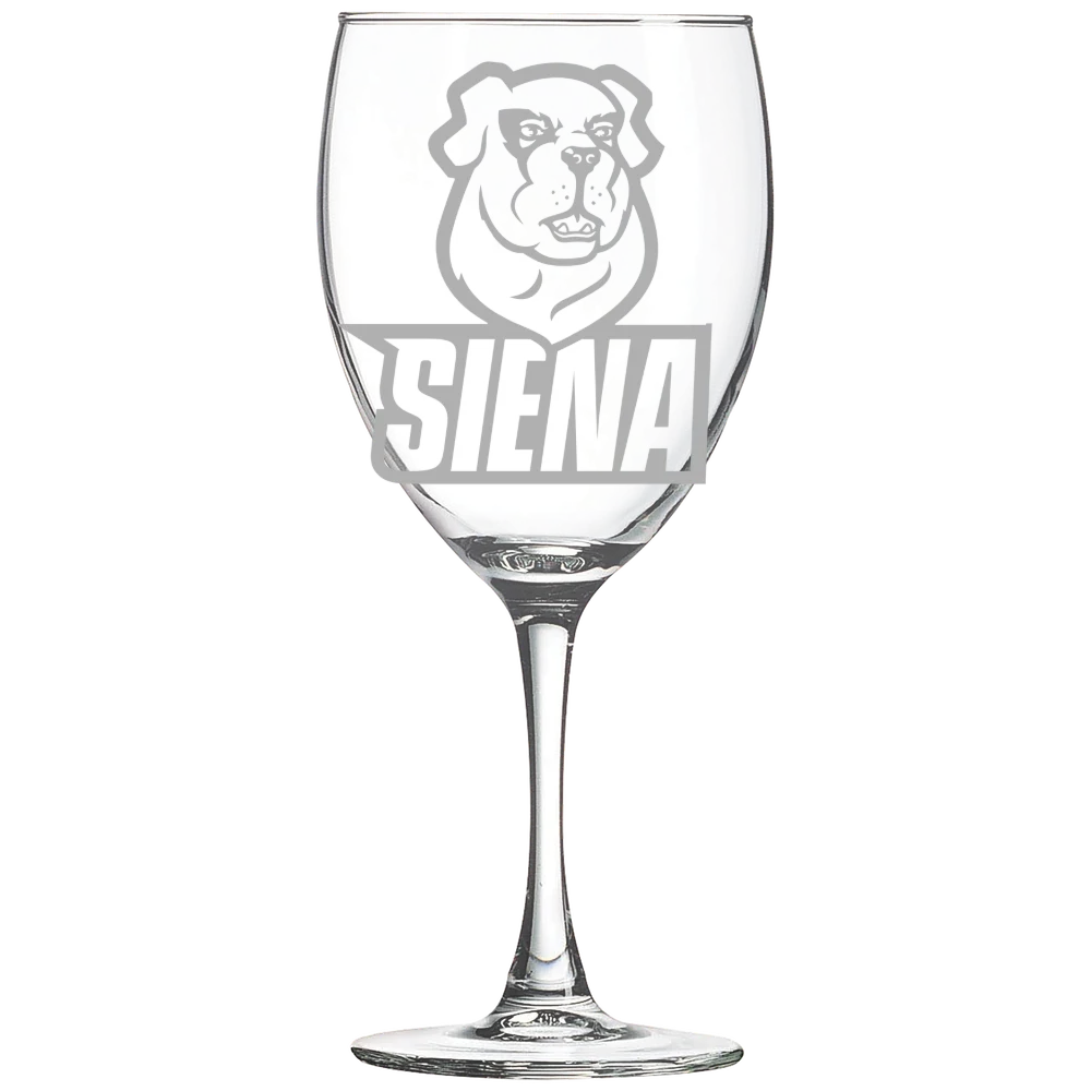 Siena University Polar Camel 10 1/2 oz. Wine Glass
