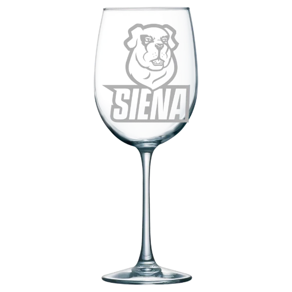 Siena University Polar Camel 19 oz. Wine Glass