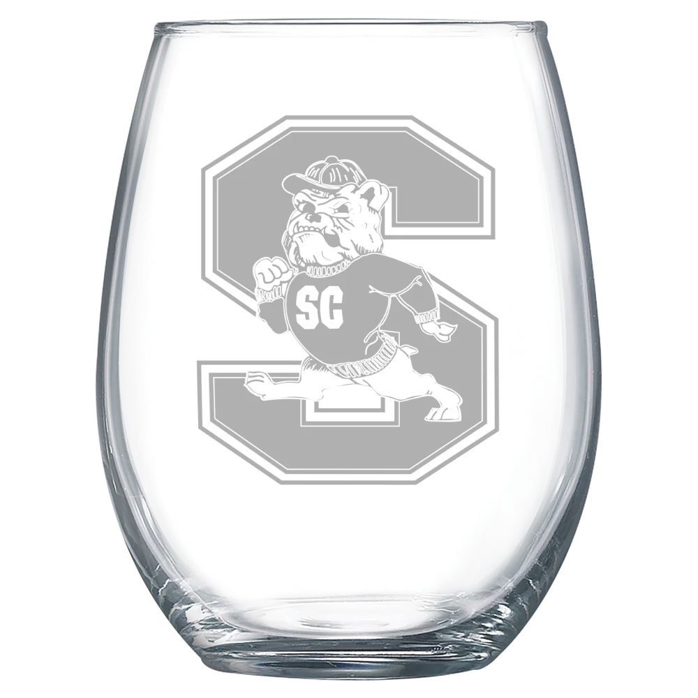 South Carolina State University Polar Camel 15 oz. Stemless Wine Glass