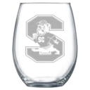 South Carolina State University Polar Camel 15 oz. Stemless Wine Glass