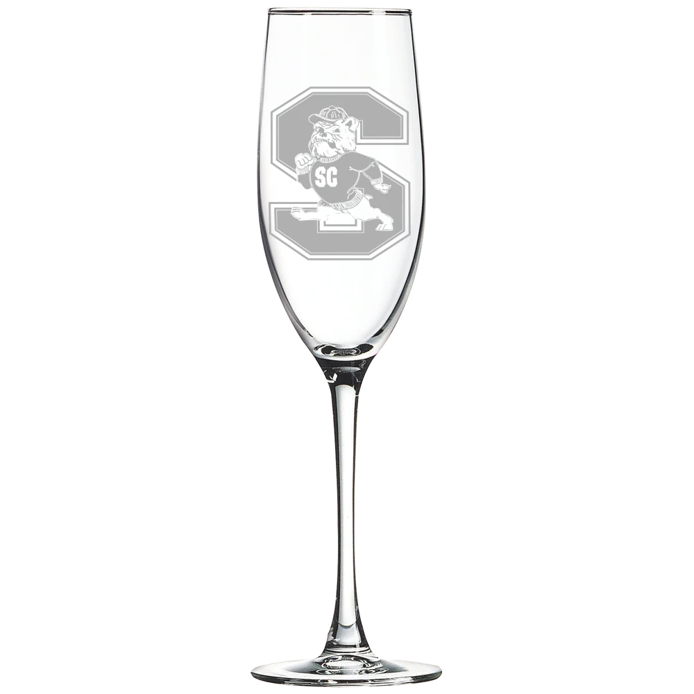 South Carolina State University Polar Camel 8 oz. Champagne Flute