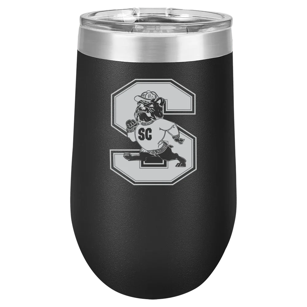 South Carolina State University Polar Camel 16 oz. Stemless Wine Tumbler
