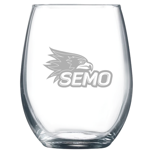 Southeast Missouri State University Polar Camel 9 oz. Stemless Wine Glass