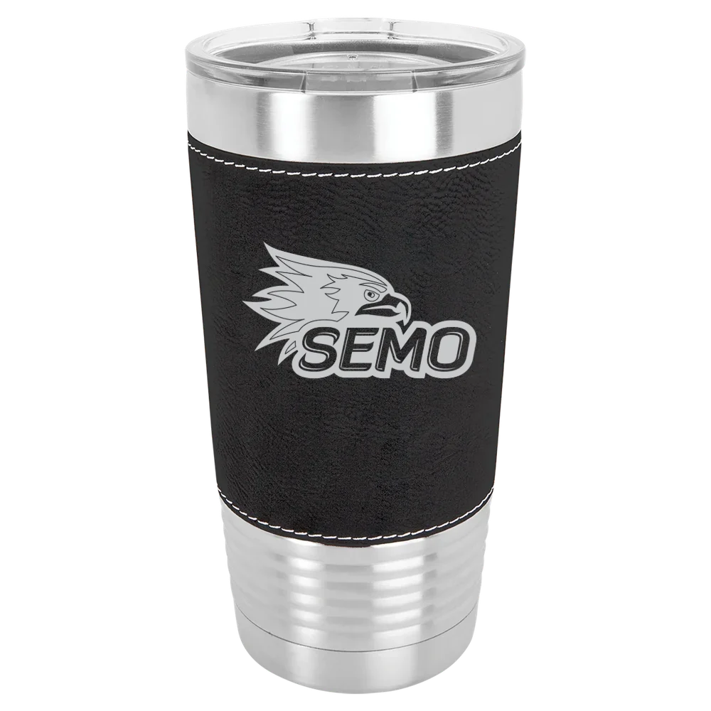 Southeast Missouri State University Polar Camel 20 oz. Leatherette Grip Tumbler with Standard Lid