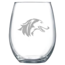 Southern Illinois University at Carbondale Polar Camel 15 oz. Stemless Wine Glass