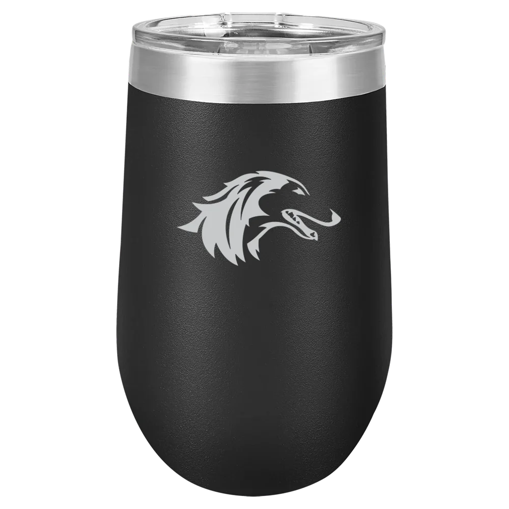 Southern Illinois University at Carbondale Polar Camel 16 oz. Stemless Wine Tumbler