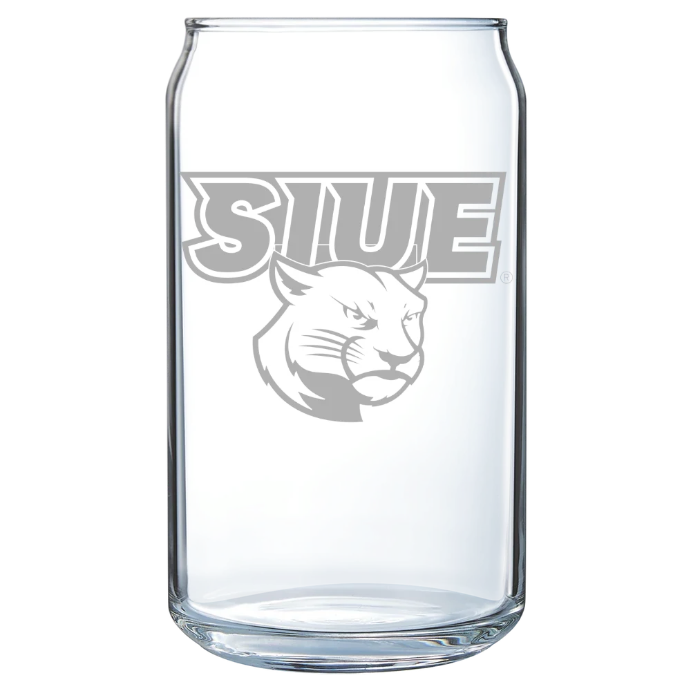 Southern Illinois University Edwardsville Polar Camel 16 oz. Can Glass