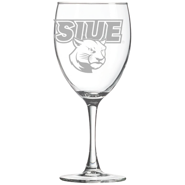 Southern Illinois University Edwardsville Polar Camel 10 1/2 oz. Wine Glass