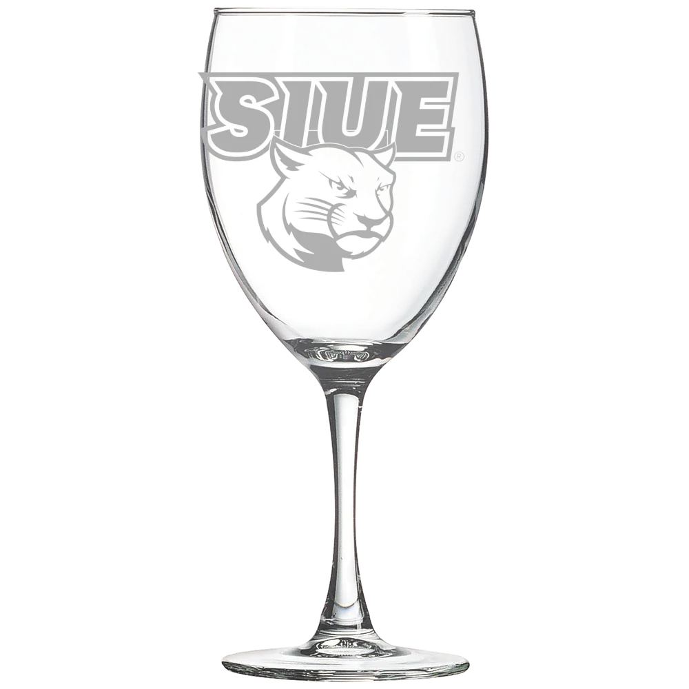Southern Illinois University Edwardsville Polar Camel 10 1/2 oz. Wine Glass