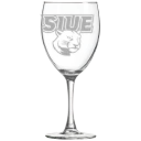 Southern Illinois University Edwardsville Polar Camel 10 1/2 oz. Wine Glass