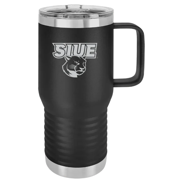 Southern Illinois University Edwardsville Polar Camel 20 oz. Travel Mug with Slider Lid