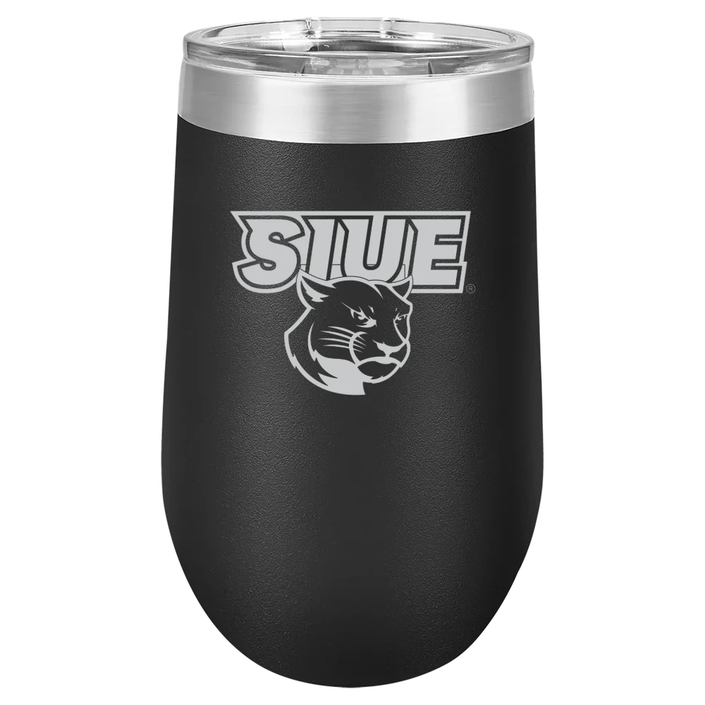 Southern Illinois University Edwardsville Polar Camel 16 oz. Stemless Wine Tumbler