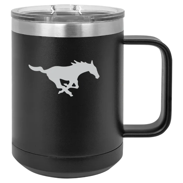Southern Methodist University Polar Camel 15 oz. Mug with Slider Lid