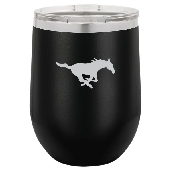 Southern Methodist University Polar Camel 12 oz. Stemless Wine Tumbler