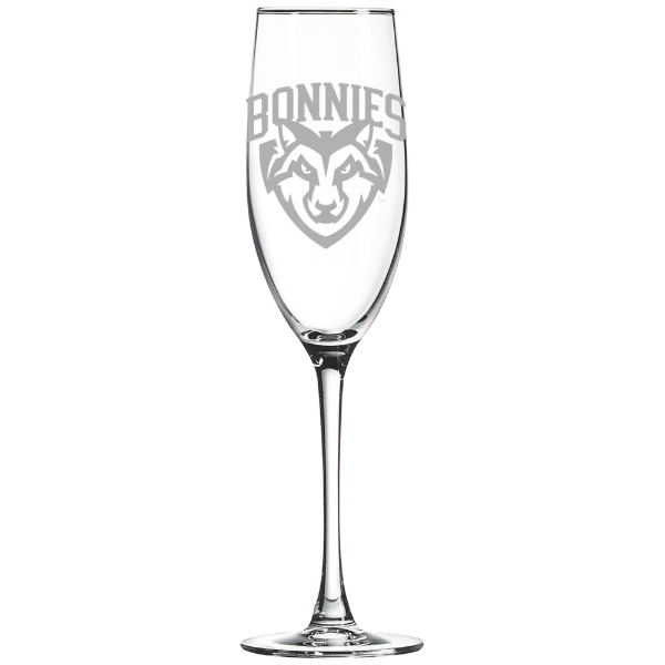 St. Bonaventure University Polar Camel 8 oz. Champagne Flute
