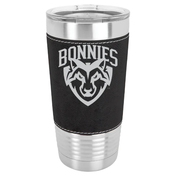 St. Bonaventure University Polar Camel 20 oz. Leatherette Grip Tumbler with Standard Lid