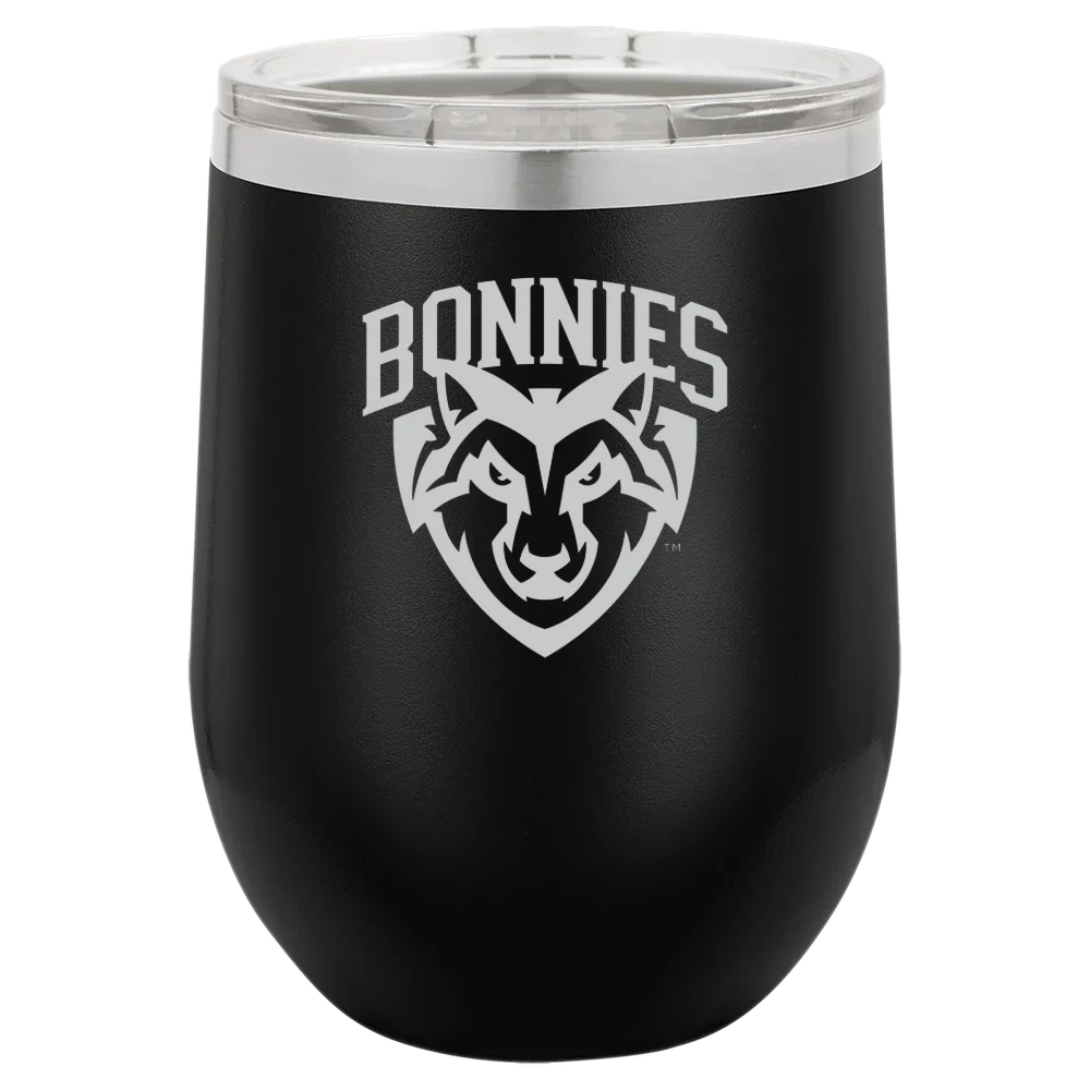 St. Bonaventure University Polar Camel 12 oz. Stemless Wine Tumbler