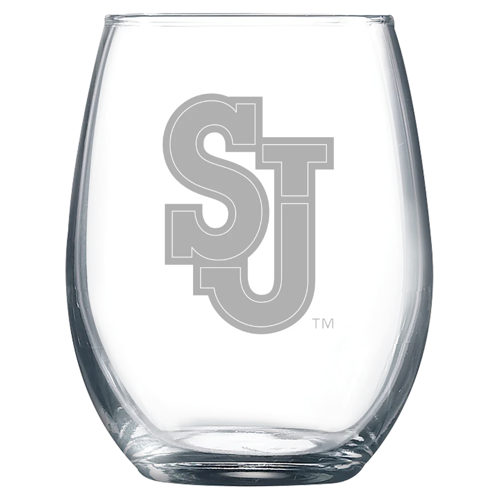 St. John's University (New York) Polar Camel 9 oz. Stemless Wine Glass