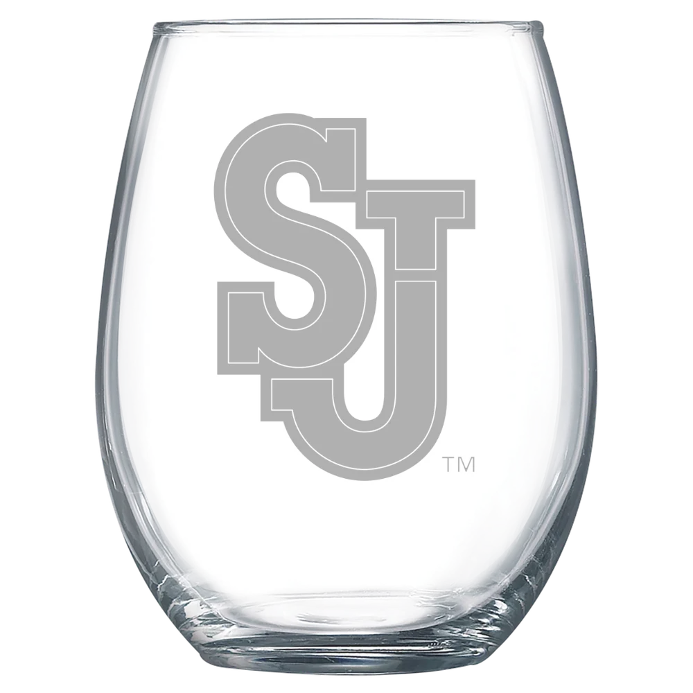 St. John's University (New York) Polar Camel 15 oz. Stemless Wine Glass