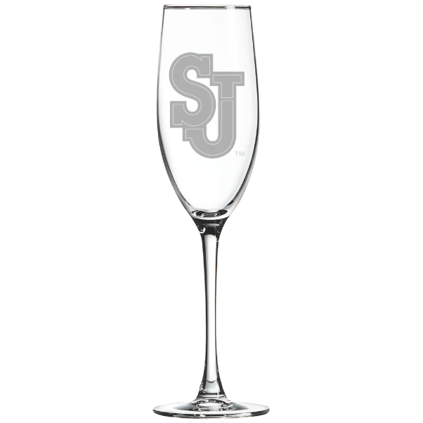 St. John's University (New York) Polar Camel 8 oz. Champagne Flute