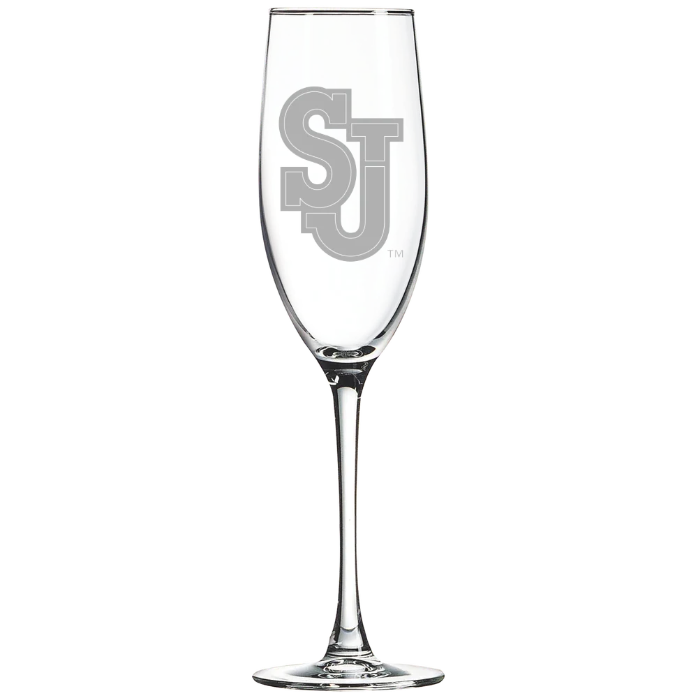 St. John's University (New York) Polar Camel 8 oz. Champagne Flute