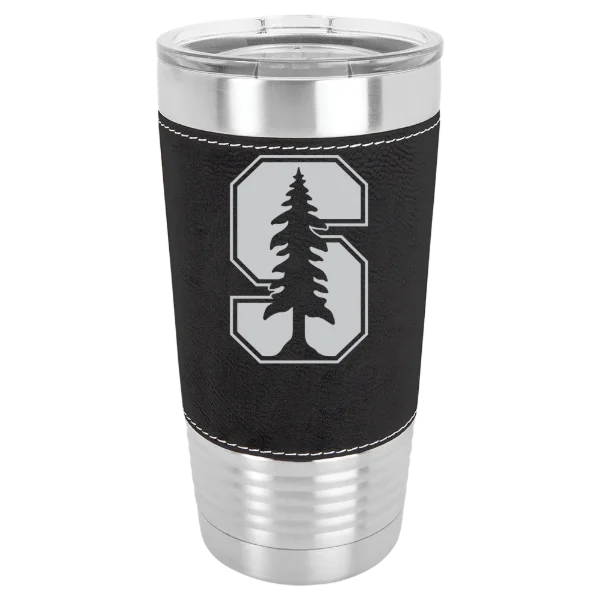 Stanford University Polar Camel 20 oz. Leatherette Grip Tumbler with Standard Lid