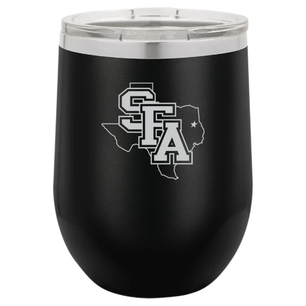 Stephen F. Austin State University Polar Camel 12 oz. Stemless Wine Tumbler