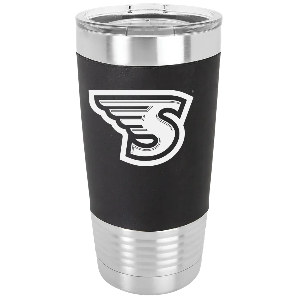 Stonehill College Polar Camel 20 oz. Silicone Grip Tumbler with Standard Lid