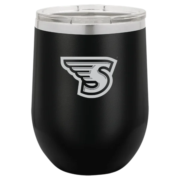 Stonehill College Polar Camel 12 oz. Stemless Wine Tumbler