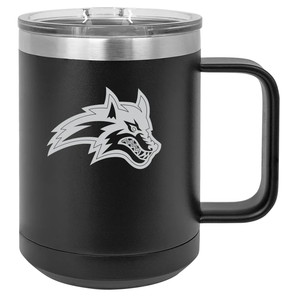 Stony Brook University Polar Camel 15 oz. Mug with Slider Lid