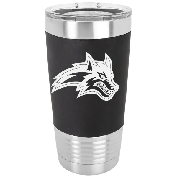 Stony Brook University Polar Camel 20 oz. Silicone Grip Tumbler with Standard Lid