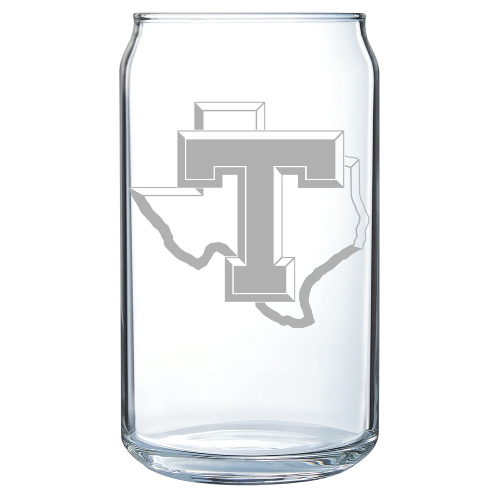 Tarleton State University Polar Camel 16 oz. Can Glass