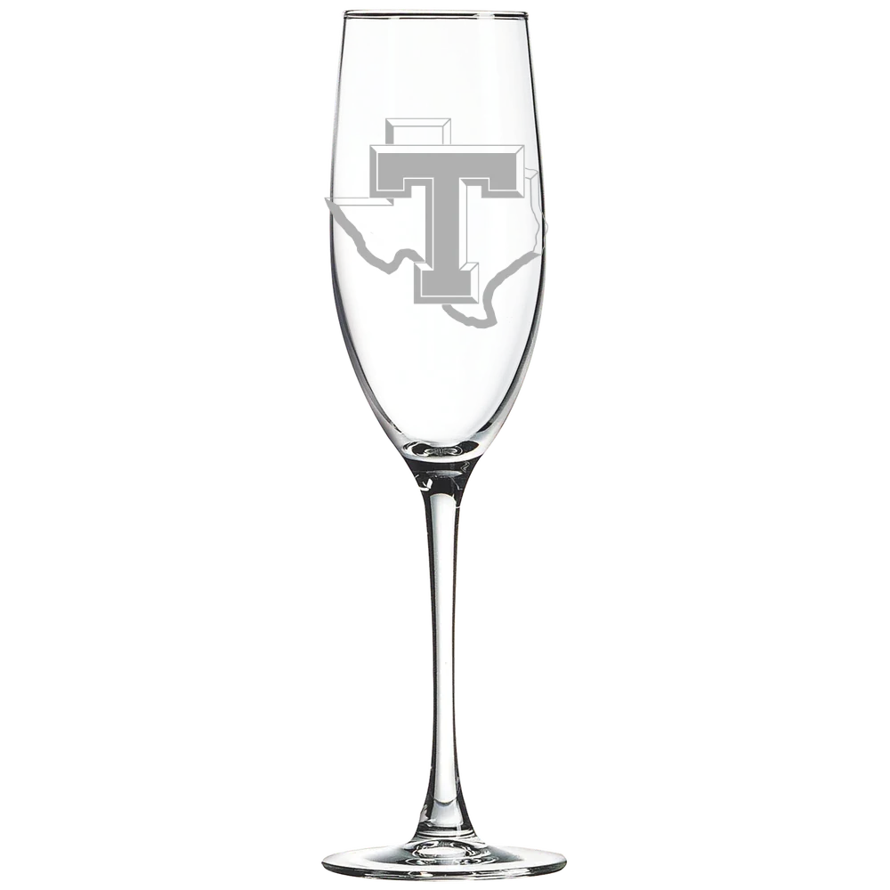 Tarleton State University Polar Camel 8 oz. Champagne Flute