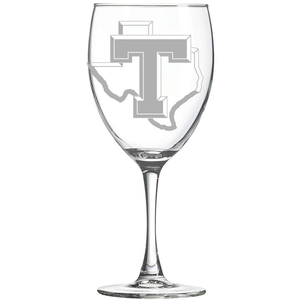 Tarleton State University Polar Camel 10 1/2 oz. Wine Glass