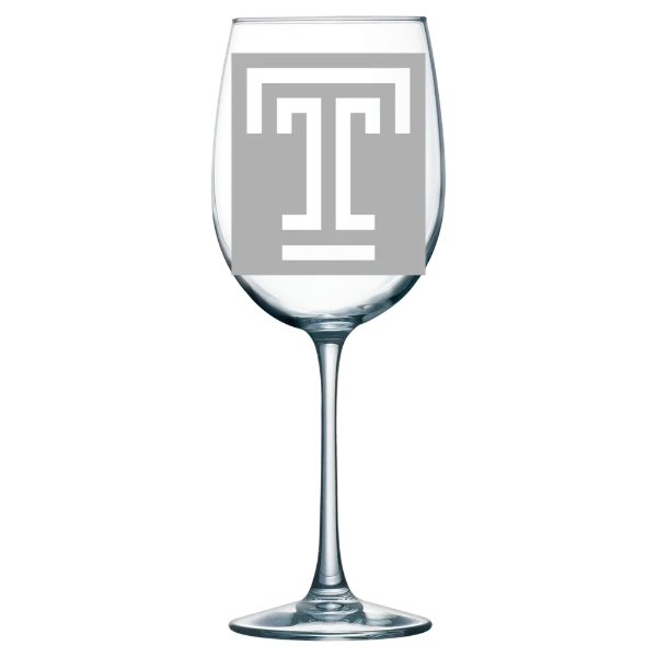 Temple University Polar Camel 19 oz. Wine Glass