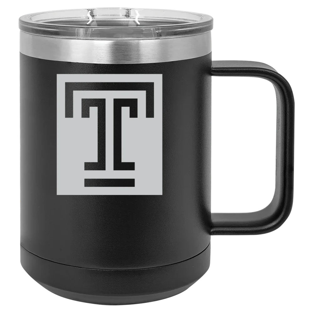 Temple University Polar Camel 15 oz. Mug with Slider Lid