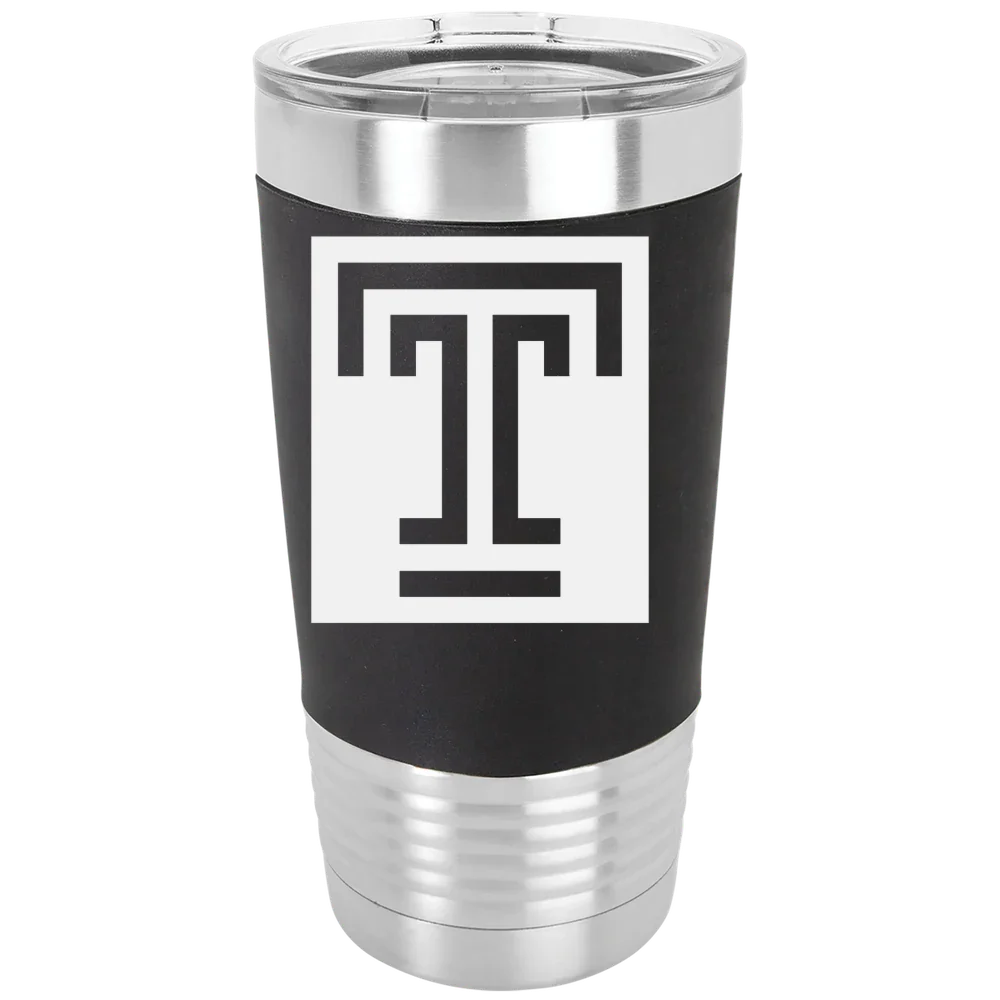 Temple University Polar Camel 20 oz. Silicone Grip Tumbler with Standard Lid