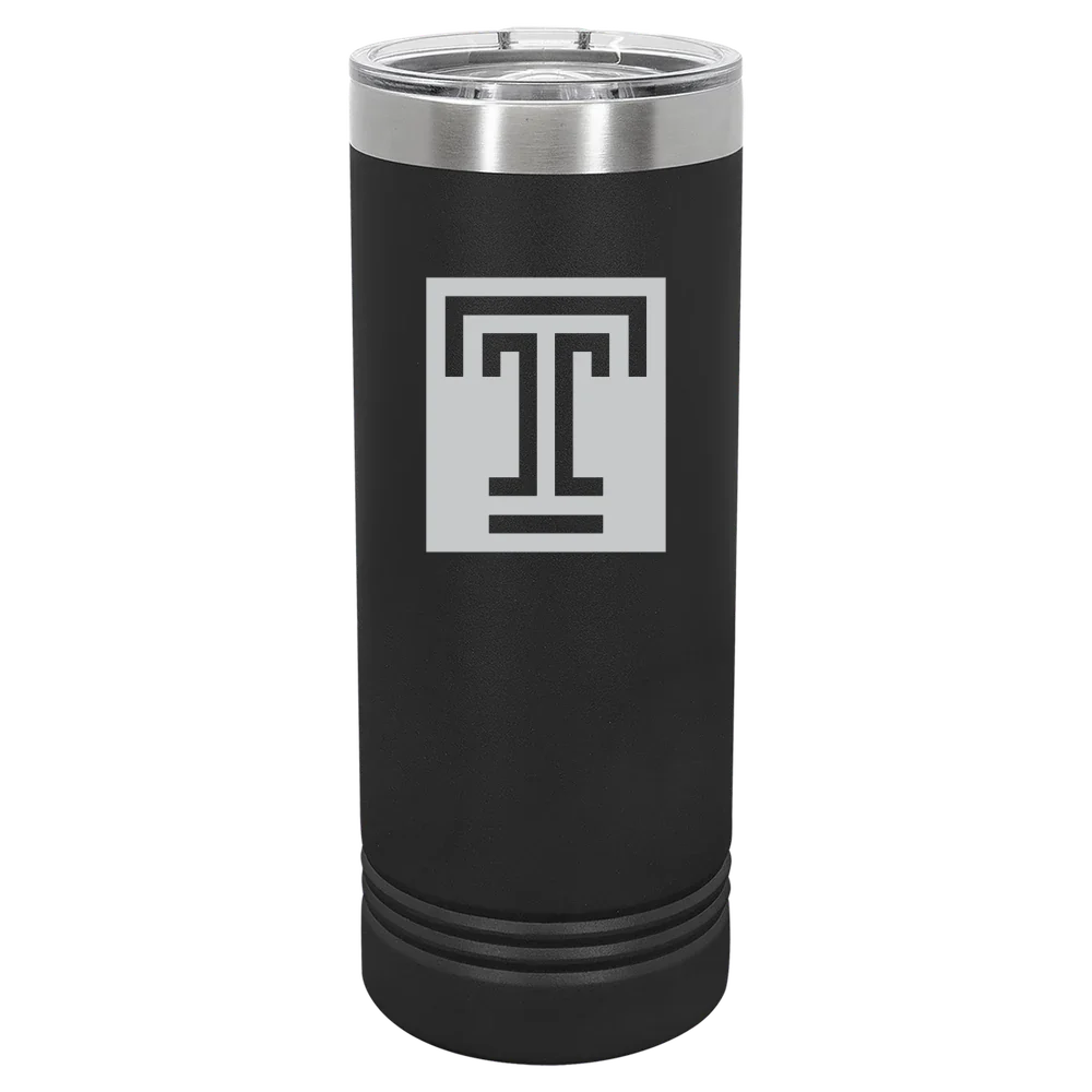Temple University Polar Camel 22 oz. Skinny Tumbler with Slider Lid