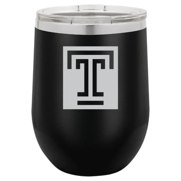 Temple University Polar Camel 12 oz. Stemless Wine Tumbler