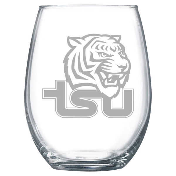 Tennessee State University Polar Camel 15 oz. Stemless Wine Glass