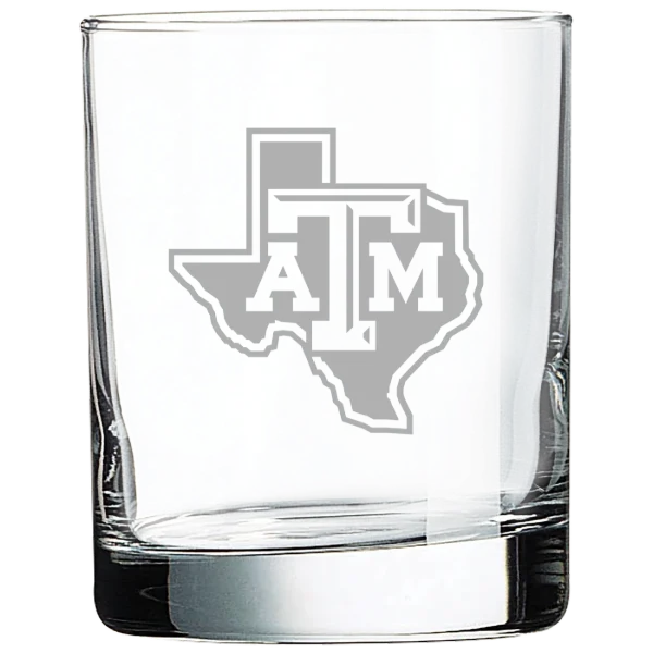 Texas A&M University, College Station Polar Camel 10 1/2 oz. On The Rocks Glass